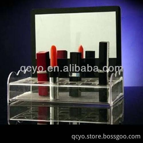 acrylic Cosmetic & brush organizer / acrylic holder tray